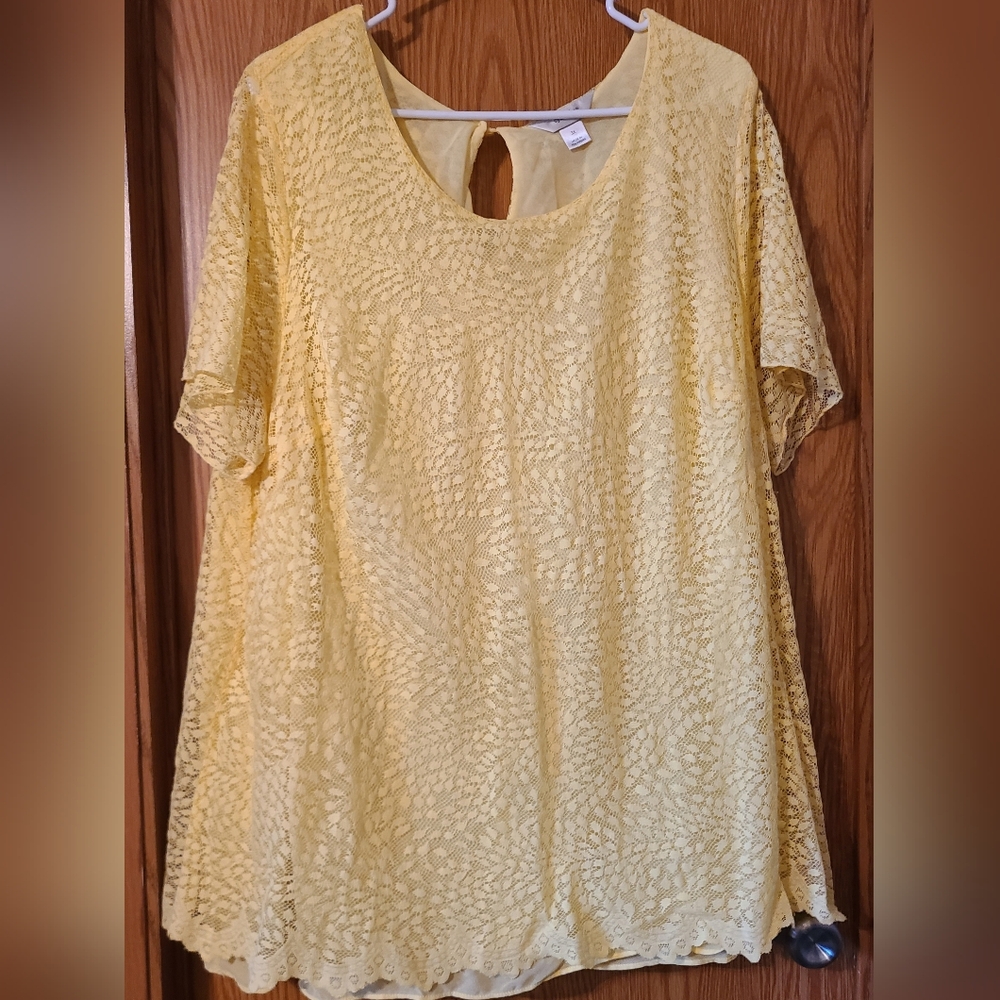 CJ Banks 3x blouse